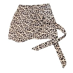 SHEIN Leopard print mini skirt
